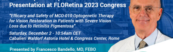 Nanoscope Therapeutics Announces Presentation at the FLORetina 2023 Congress